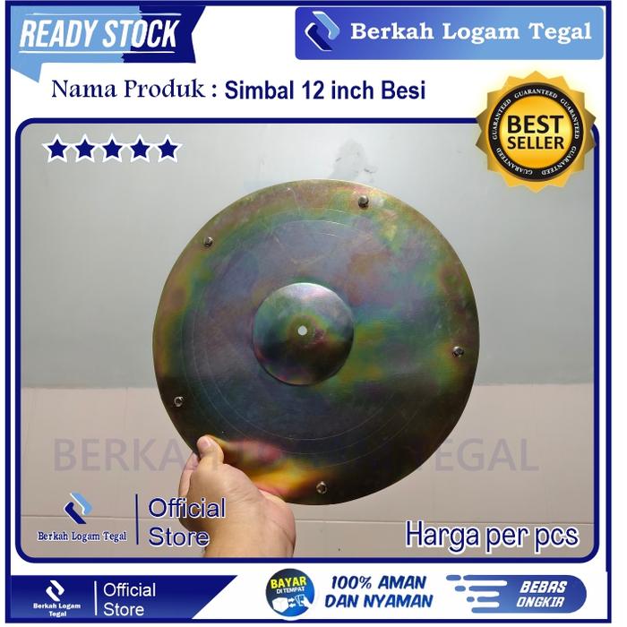 Simbal Cymbal 12 inch Besi Murah