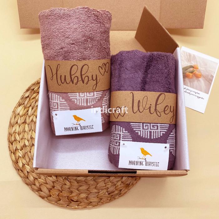 NEW!! Kado Pernikahan Handuk Couple / Hampers Handuk Couple Seserahan / Kado Wedding Couple / Handuk