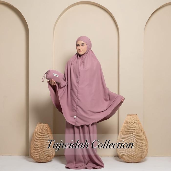 Mukena Dewasa Travelling Syahnaz 2 in 1 Katun Premium Muslim Mukenah Renda Wanita