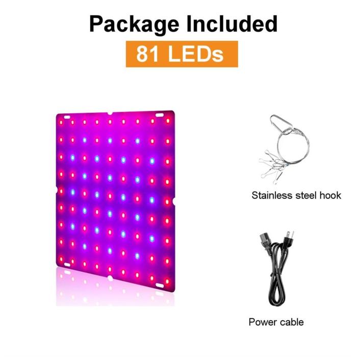 Lampu Tumbuh LED 81/169 LED Lampu Tumbuh Tanaman Dalam Ruangan