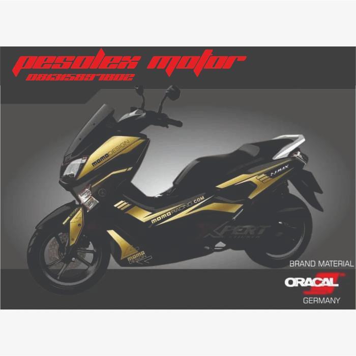 STIKER NMAX GOLD CUTTING STICKER NMAX HITAM 2018 [NTS]