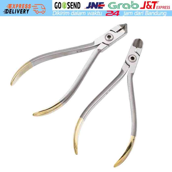 Distal End Piler Hard Wire Cutter Tang Potong Kawat Niti Ortho Behel Dental Orthodontic Pliers