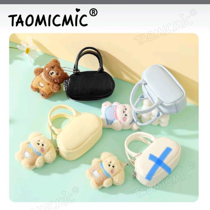 DOMPET KOIN MINI TIDAK MUAT HP / TAOMICMIC / HARGA TERMASUK SAMA BONEKA