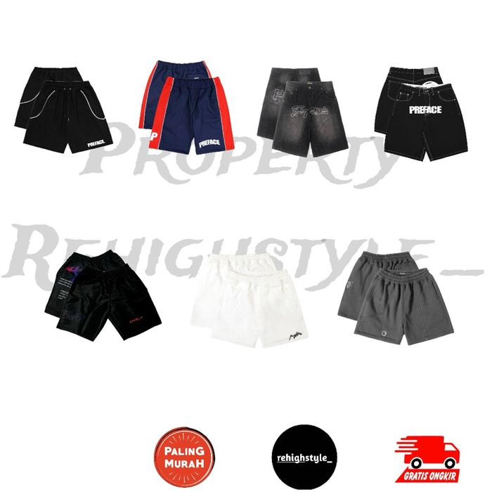 SHORT PANTS PREFACE CLUB DE PREFACE PERFORMANCE BLACK / DENIM PREFACE BLACK / PREFACE BLUEFORM / PRE