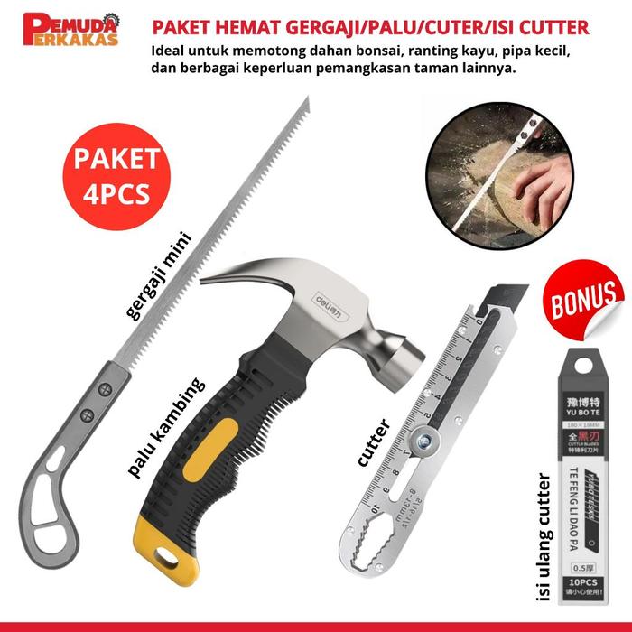 Palu Kambing Gergaji Potong Kayu Tajam Manual Woodworking Hand Saw Gergaji kayu gergaji bambu gergaj