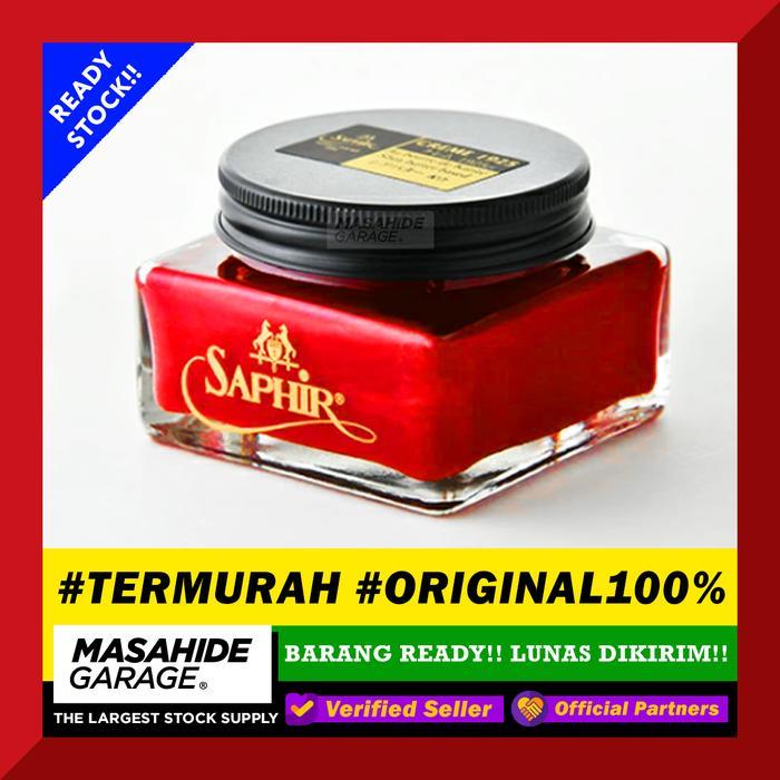 (TERMURAH) SAPHIR CREME RED MERAH - 75ml - SEMIR SEPATU KULIT