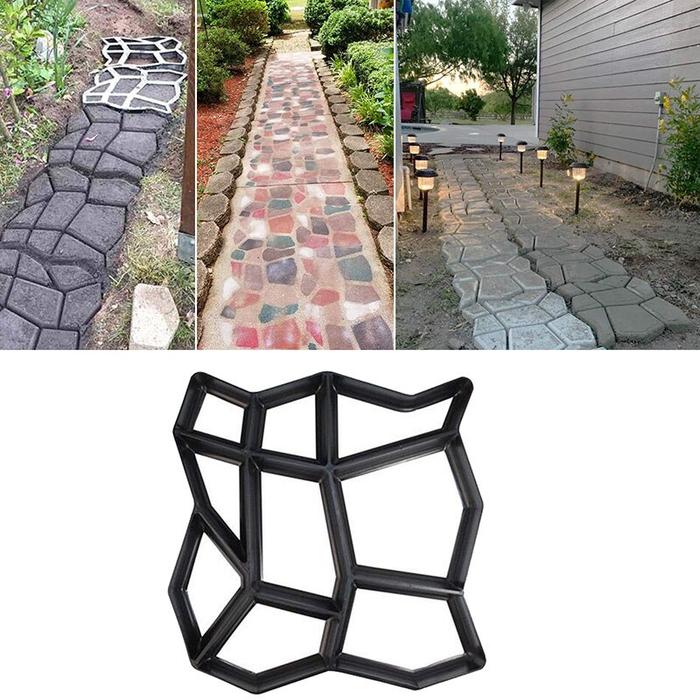 Pathmate cetakan batu Paving block, cetakan beton trotoar batu