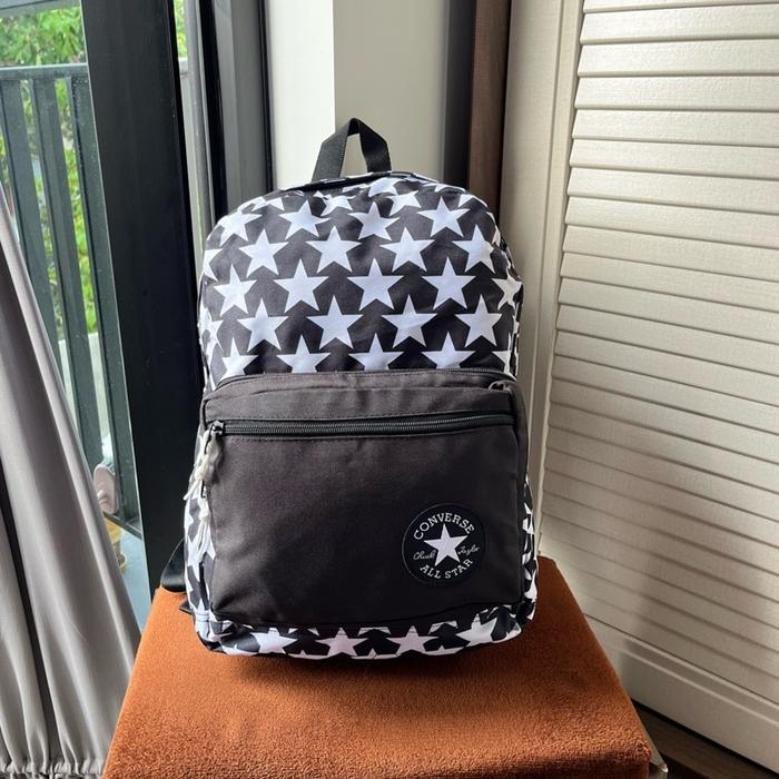 ransel tas second converse motif pria dan wanita muat leptop untuk sekolah kerja atau travelling mur
