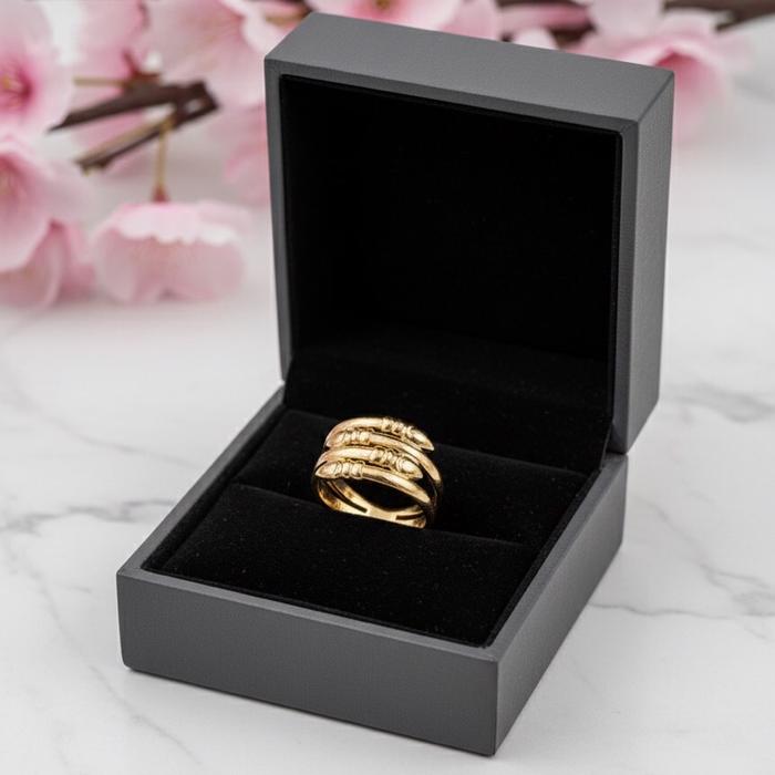 Cincin model lilit ukir 2-3gr toko mas murni psr