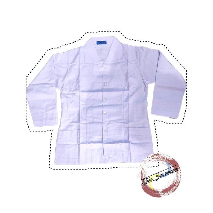 Baju Seragam SMK Farmasi Lengan Panjang Putri Putih Merk Seragam Kimia Seragam Sekolah