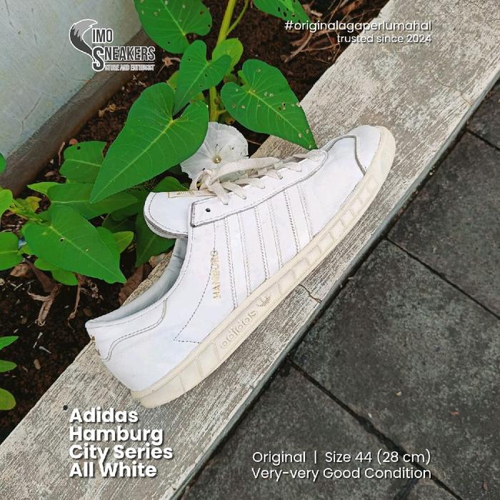 Adidas Hamburg City Series Putih Sneakers Unisex Second Original
