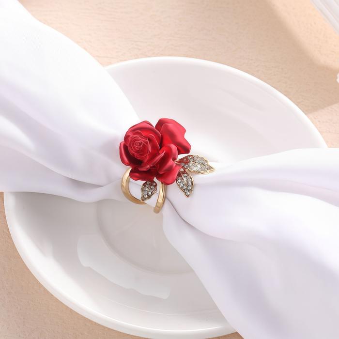 Bros Ring Hijab Motif Bunga Mawar Ukuran Big Bros Hijab Ring Pelapis Logam Anti Luntur Aksesori jilb