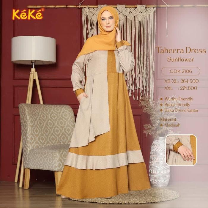 KEKE GAMIS DEWASA GDK 2106 SUNFLOWER