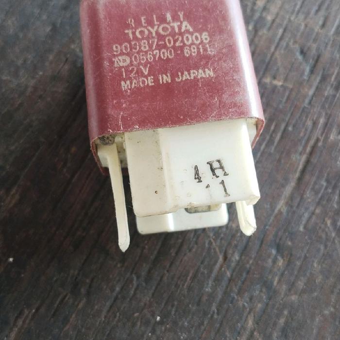 relay lampu ex singapure kijang 5k 7k efi kapsul starlet great Corolla denso japan toyota rellay lam