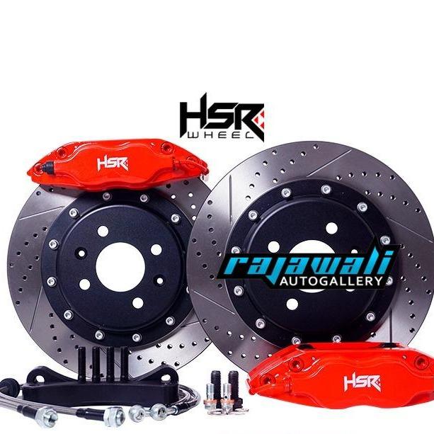 BIG BRAKE KIT HONDA CITY RED HSR 4 PISTON MZ7600 FRONT 300X24