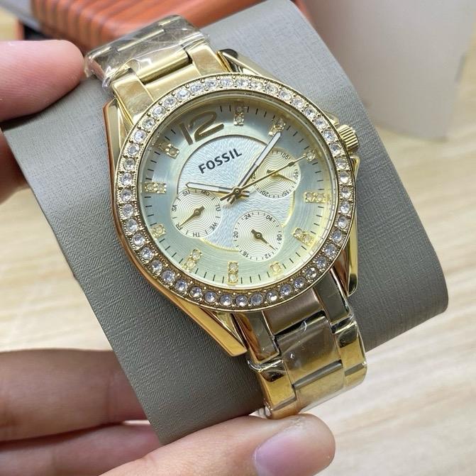 JAM TANGAN WANITA FOSSIL RILEY MULTIFUNCTION ES3202 ORIGINAL
