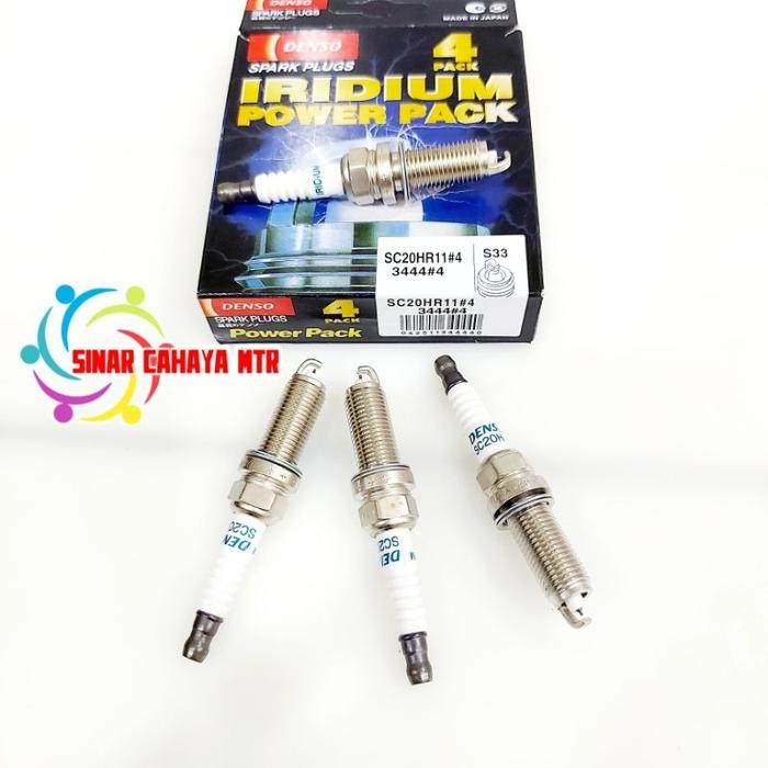 BUSI IRIDIUM NEW CAYLA SIGRA AGYA AYLA 1.2 SIENTA(HARGA TERMASUK 4PCS)