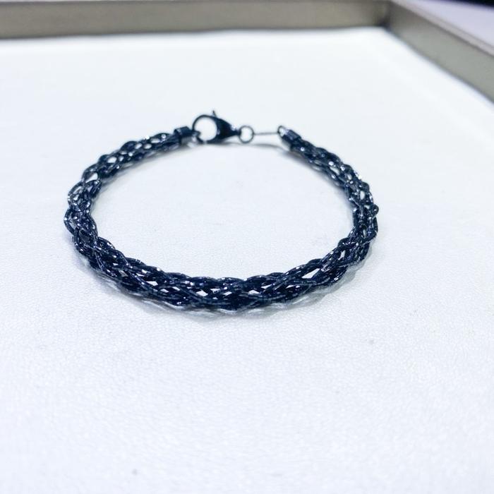 Gelang emas hitam blackgold 750 17k UBS