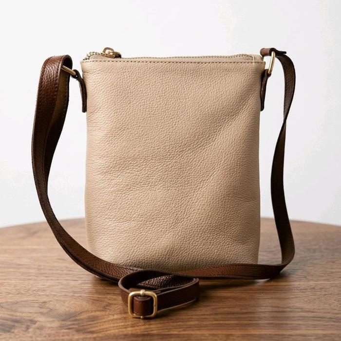 Zazmi Minibag Tas Selempang Kulit Sapi Asli Original 100% dengan Tali Bahu yang Nyaman, murah dan De