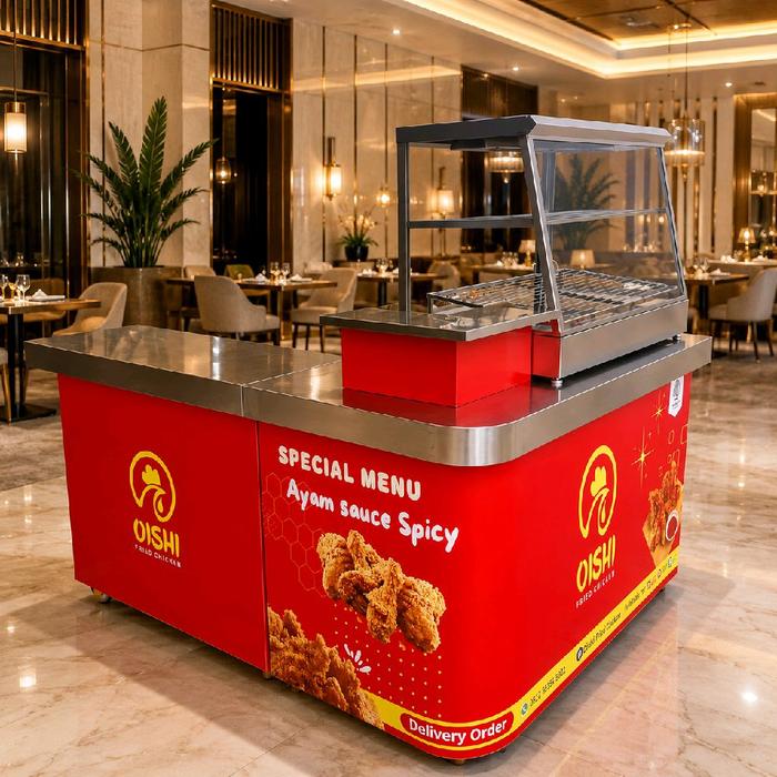 BOOTH /MEJA & MODEL SUDUT FRIED CHICKEN