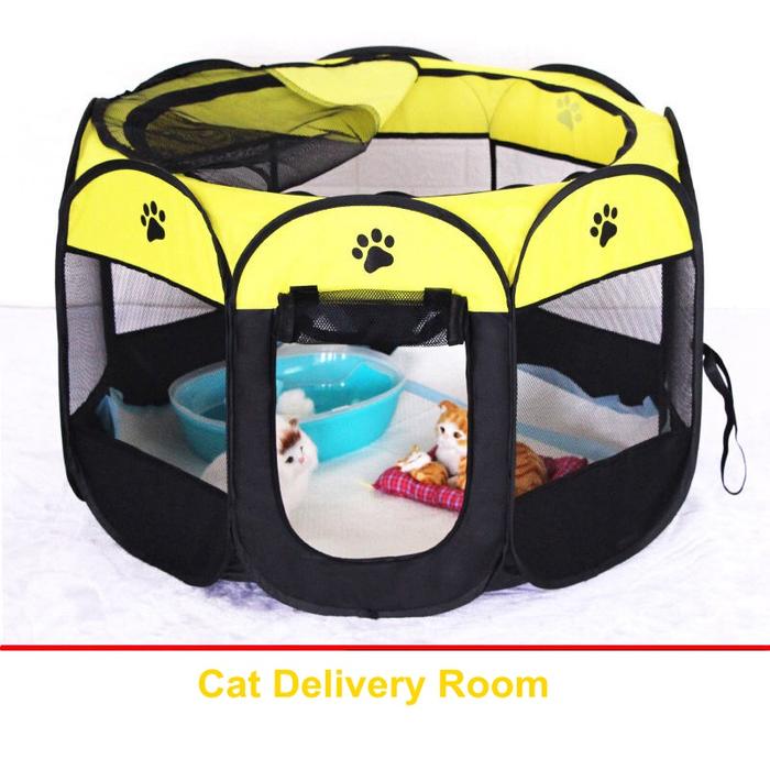 Pet Anjing Portable Kandang Anjing Luar Ruangan Pagar Corral De
