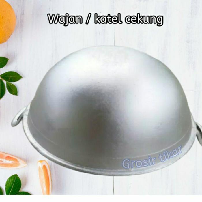 Wajan Kuali No 10 cekung aluminium perabot dapur