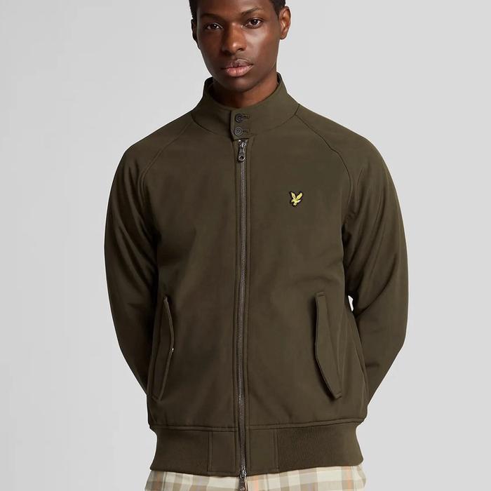 Lyle and Scott Softshell Harrington Jacket Olive Original