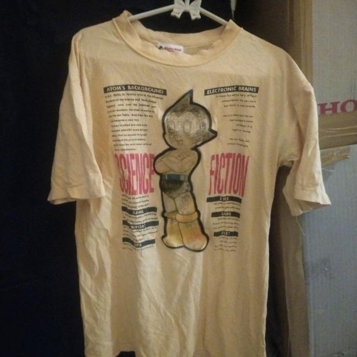 Tshirt Atom Boy Original Hologram S Preloved Tezuka Production