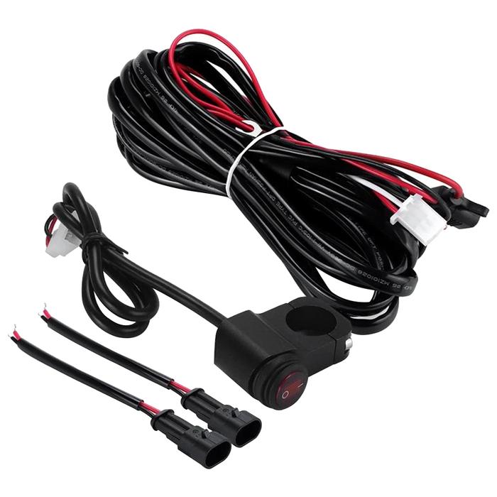 Motorcycle LED Waterproof Switch Harness Modified Harness LED Laser