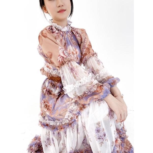 MAFIA COLLECTION ZM FLO MAXI DRESS|Flower maxi dress