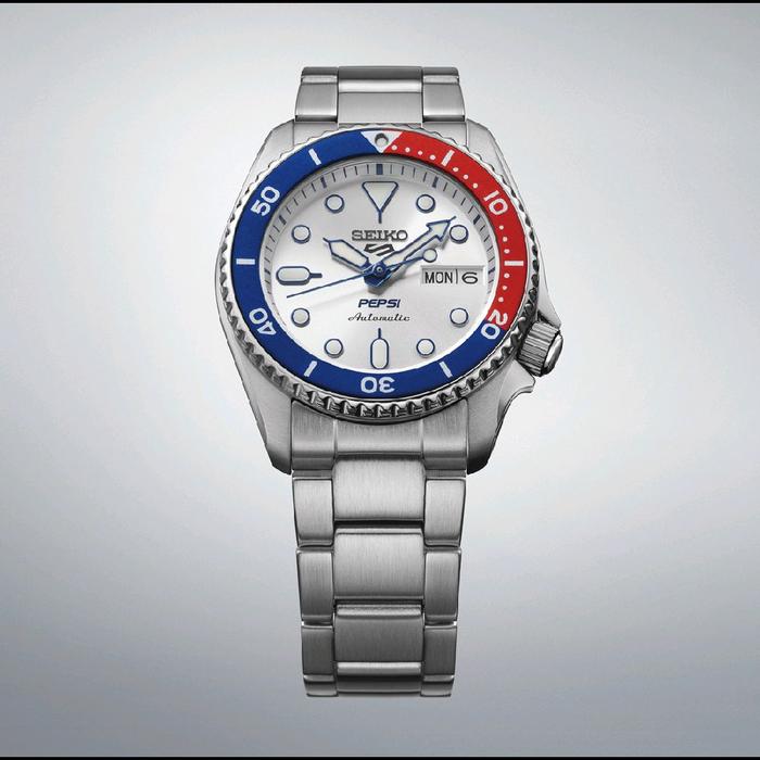 Ready Stock Seiko Pepsi Collaboration SRPL99K1 Limited Edition 5 Sports