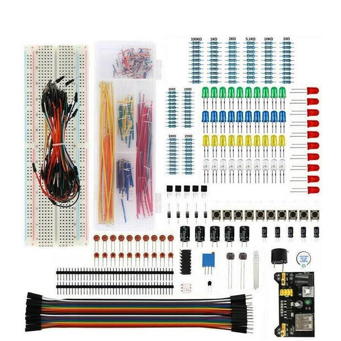Diy Project Starter Kit For Arduino Kit Electronic Diy Kit Electronic Component Set With Box 830 Tie