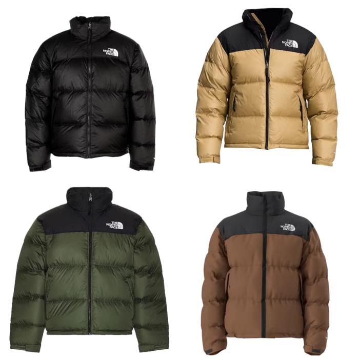 The North Face 1996 Retro Nuptse 700 Fill Packable Jacket Recycled TNF Black / Antelope Tan / Thyme 