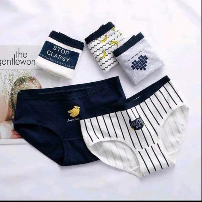 CD IMUT BAHAN KATUN HAODE TERLARIS MODE IMUT KEKINIAN Nyaman Wanita Boxer Kombinasi Bahan Katun Haod