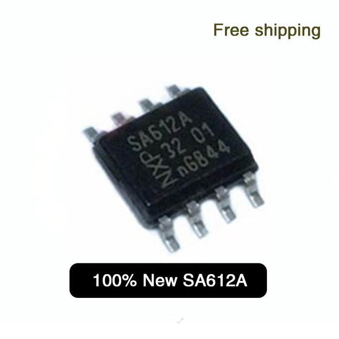10Pcs 100% New Original SA612 SA612A sop-8 IC Chipset in stock Free