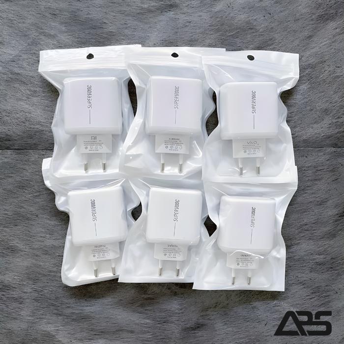 ABS - Adapter Charger Universal All Tipe Batok 65W Non Fast Packing Plastik