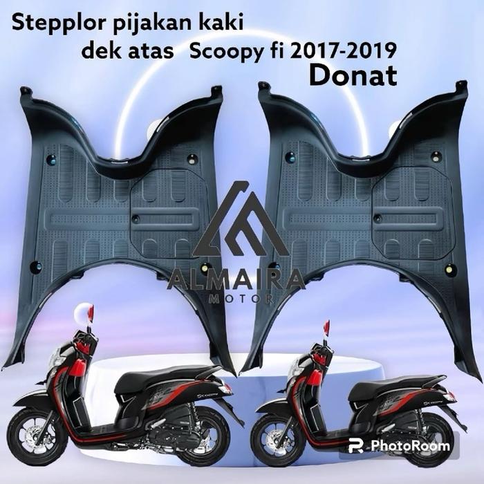Stepplor Pijakan Kaki Dek Atas Scoopy Fi Donat 2017-2019 Motorcycle