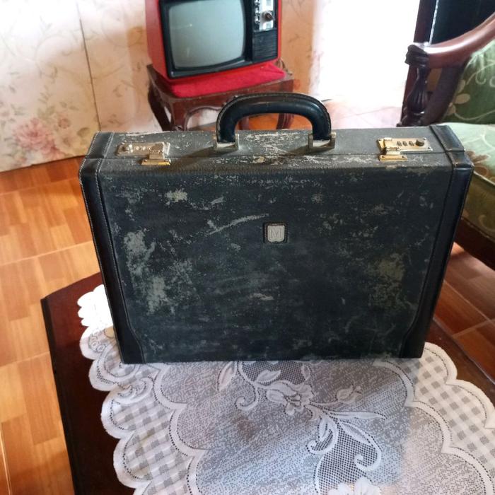 Koper Kulit Jadul Antik Vintage Lawas Tua Retro Kuno