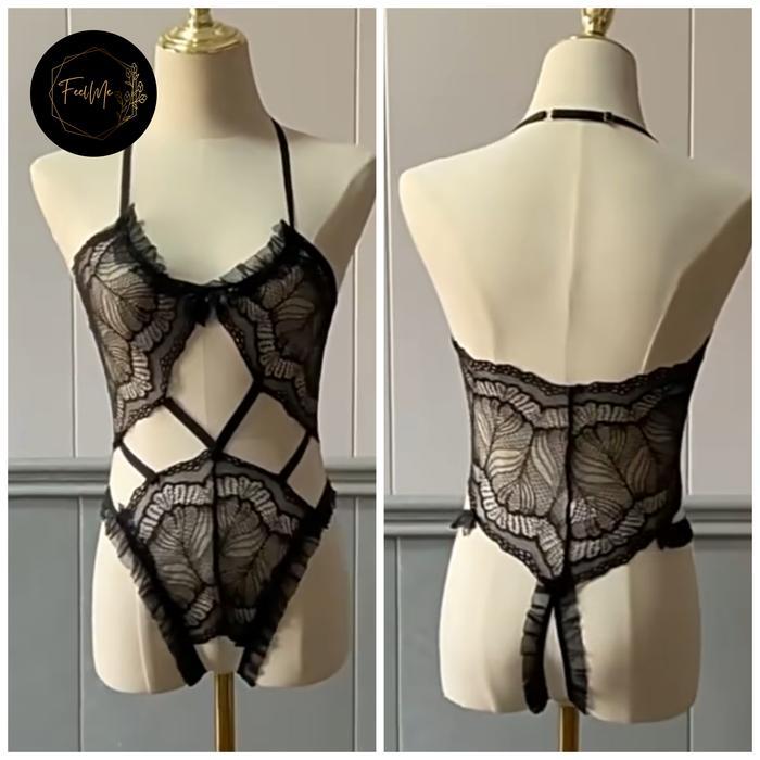 Feelme KK-162 Lingerie seksi bodysuit baju dinas malam bahenol medan
