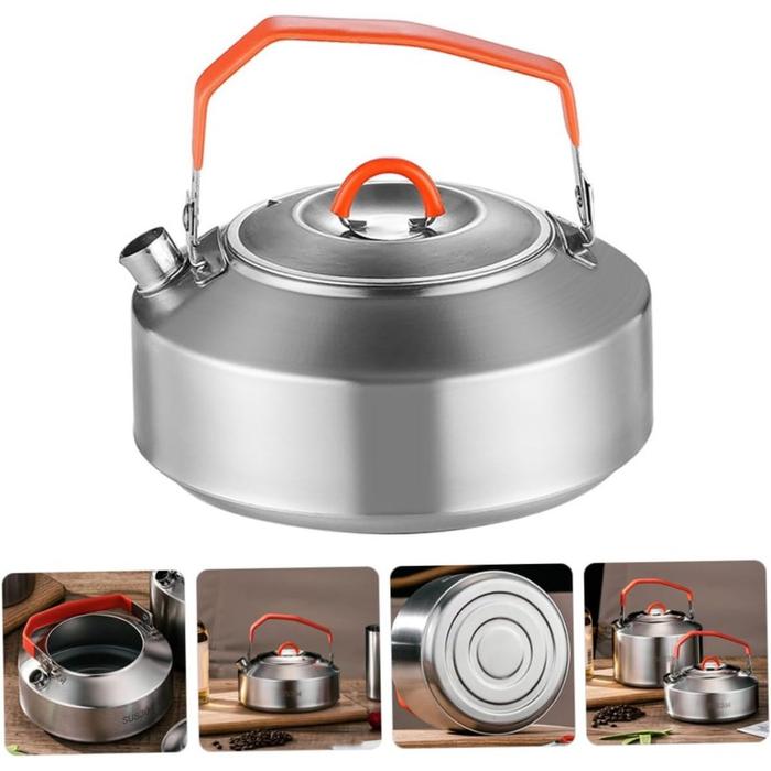 "Jual Produk Teko Camping Outdoor Teapot Kettle Stainless Steel 0.95L & 1.5L - HWSH1.5 ''