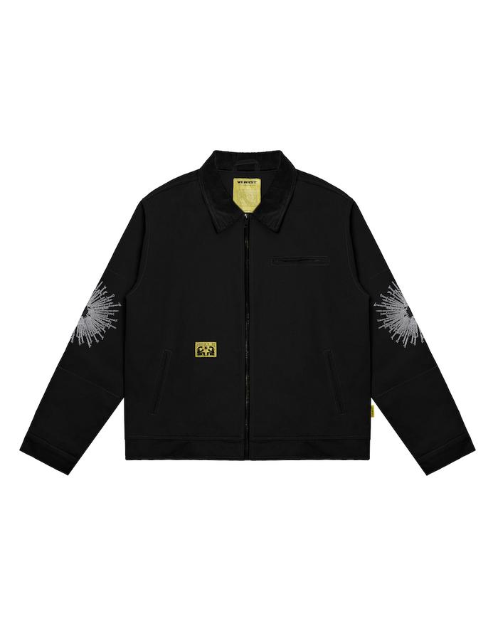 Vearst Work Jacket Zip up Secna Black - Regular Fit