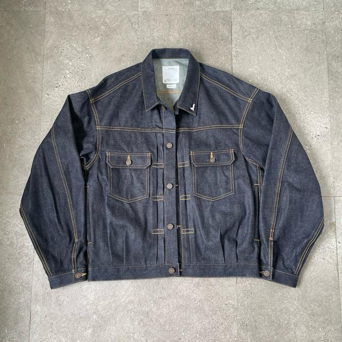 VISVIM SS22 101XX Unwashed Dry Denim Jacket