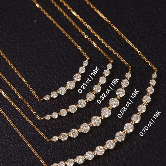 [100%  Lab Grown Dia 18K Emas Asli HongKong Gold ]- FL-IF-VVS1 - VS1 - Color D PREMIUM  Lab alami na