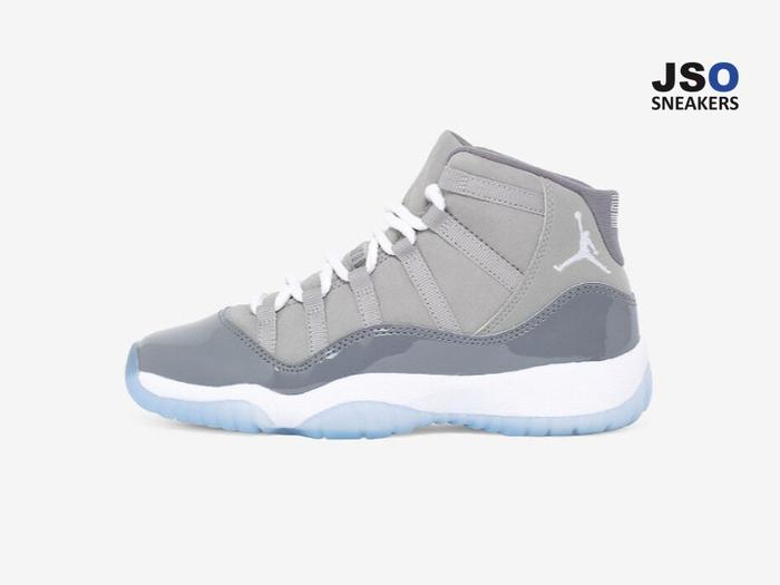Sepatu Jordan 11 Retro Cool Grey 2021 (GS)(SKU : 378038 005)