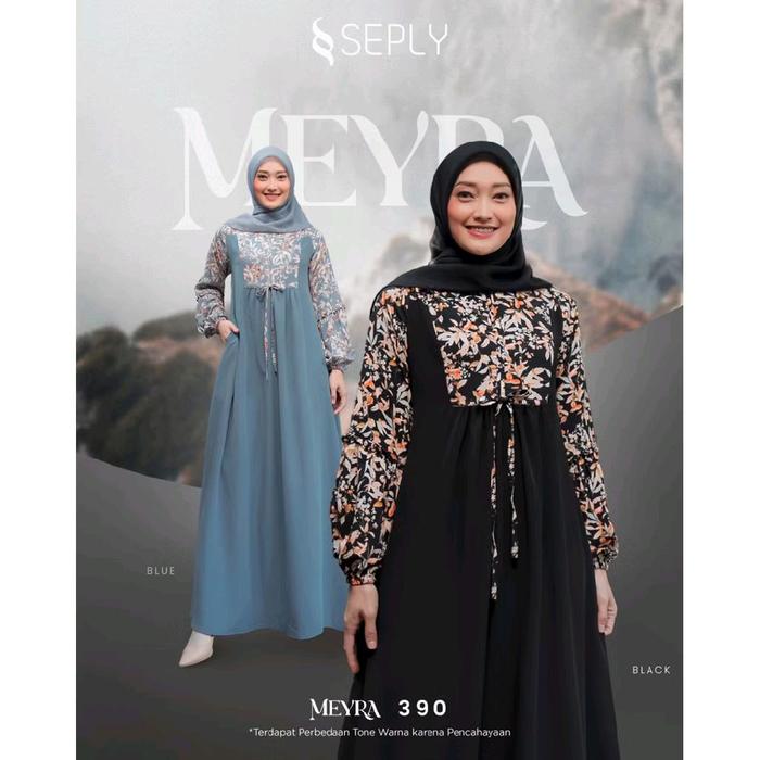 MEYRA 390 GAMIS SIMPLE BY SEPLY BUSANA MUSLIM DAILY