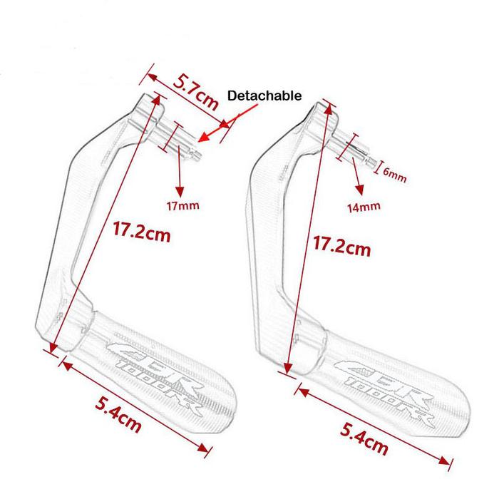 Untuk HONDA CBR1000RR CBR 1000 RR Motor Universal Stang Genggaman