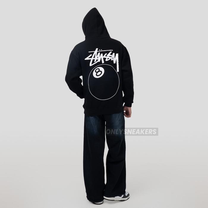 STUSSY 8 BALL BLACK HOODIE