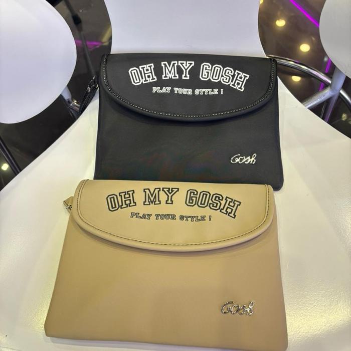 Clutch gosh art 791 black beige original