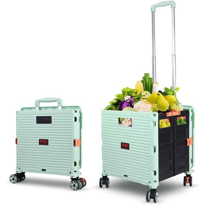 World Home Keranjang Koper Trolley Troli Lipat Keranjang Belanja Tangga Pet Stroller Trolley Keranja