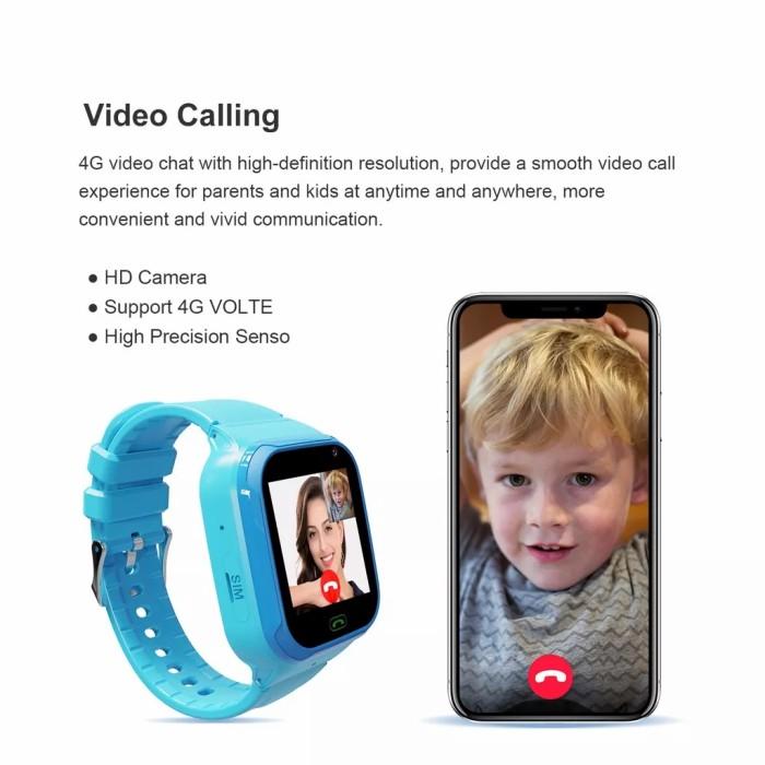 BAGUS IMO ANTI AIR JAM TANGAN ANAK 4G VIDEO CALL TLP GPS DIGITAL SMARTWATCH